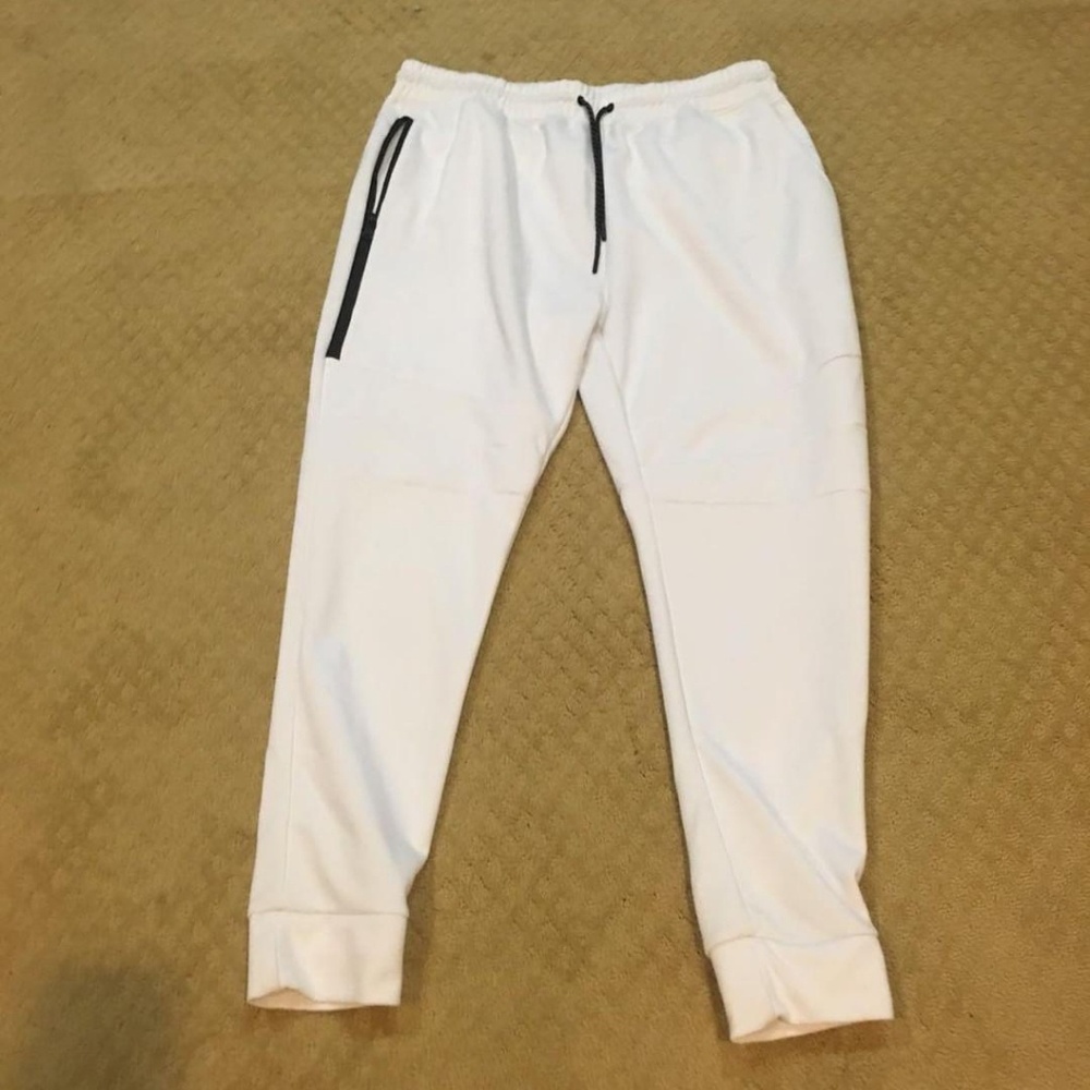 Dye tec all white joggers